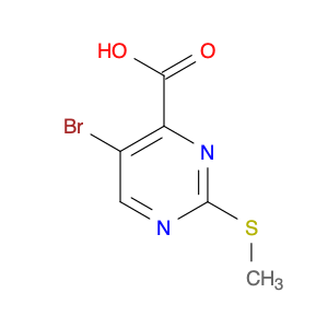 50593-92-5 5-Bromo-2-(Methylthio)Pyrimidine-4-Carboxylic Acid