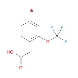 509142-74-9 Benzeneacetic acid, 4-bromo-2-(trifluoromethoxy)-