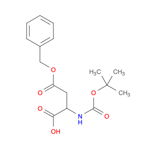 51186-58-4 D-Aspartic acid, N-[(1,1-dimethylethoxy)carbonyl]-, 4-(phenylmethyl)ester