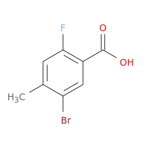 515135-65-6 Benzoic acid, 5-bromo-2-fluoro-4-methyl-