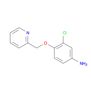 524955-09-7 Benzenamine, 3-chloro-4-(2-pyridinylmethoxy)-