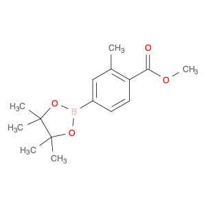 525362-07-6 Benzoic acid, 2-Methyl-4-(4,4,5,5-tetraMethyl-1,3,2-dioxaborolan-2-yl)-, Methyl ester