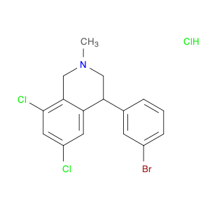 543739-81-7 Isoquinoline,4-(3-bromophenyl)-6,8-dichloro-1,2,3,4-tetrahydro-2-methyl-,hydrochloride