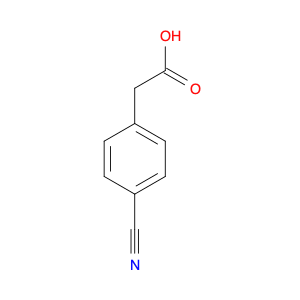 Benzeneacetic acid, 4-cyano-