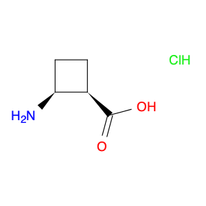 Cyclobutanecarboxylic acid, 2-amino-, hydrochloride, (1R,2S)-rel-