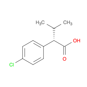 55332-38-2 Benzeneacetic acid, 4-chloro-a-(1-methylethyl)-, (aS)-