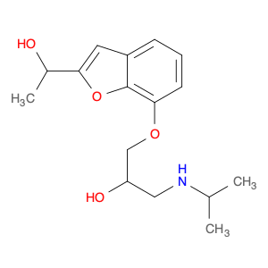 55636-92-5 1-((2-(1-Hydroxyethyl)benzofuran-7-yl)oxy)-3-(isopropylamino)propan-2-ol