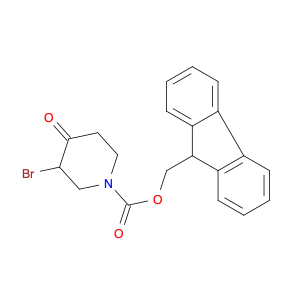 562827-16-1 9H-fluoren-9-ylmethyl 3-bromo-4-oxopiperidine-1-carboxylate