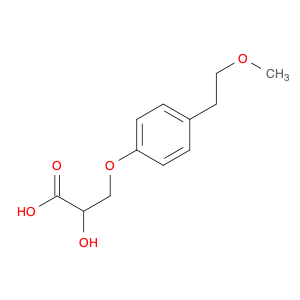 56392-15-5 2-Hydroxy-3-[4-(2-methoxyethyl)phenoxy]propanoic acid