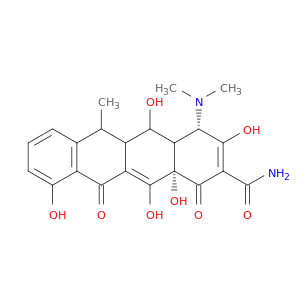 564-25-0 2-Naphthacenecarboxamide,4-(dimethylamino)-1,4,4a,5,5a,6,11,12a-octahydro-3,5,10,12,12a-pentahydroxy-6-methyl-1,11-dioxo-, (4S,4aR,5S,5aR,6R,12aS)-