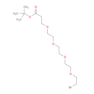 564476-32-0 3,6,9,12-Tetraoxapentadecan-15-oic acid, 1-bromo-, 1,1-dimethylethylester