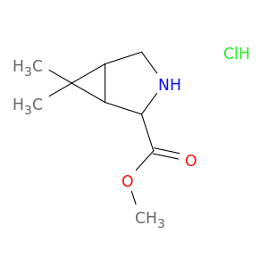 3-Azabicyclo[3.1.0]hexane-2-carboxylic acid, 6,6-dimethyl-, methylester, hydrochloride, (1R,2S,5S)-