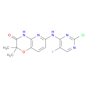 575484-83-2 6-(2-chloro-5-fluoropyriMidin-4-ylaMino)-2,2-diMethyl-2H-pyrido[3,2-b][1,4]oxazin-3(4H)-one