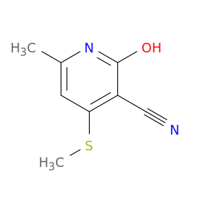 6-Methyl-4-(methylthio)-2-oxo-1,2-dihydropyridine-3-carbonitrile