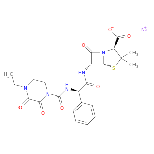 4-Thia-1-azabicyclo[3.2.0]heptane-2-carboxylic acid, 6-[[(2R)-2-[[(4-ethyl-2,3-dioxo-1-piperazinyl)carbonyl]amino]-2-phenylacetyl]amino]-3,3-dimethyl-7-oxo-, sodium salt (1:1), (2S,5R,6R)-