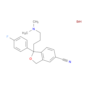 59729-32-7 (S)-1-(3-(dimethylamino)propyl)-1-(4-fluorophenyl)-1,3-dihydroisobenzofuran-5-carbonitrile hydrobromide