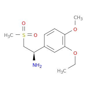 608142-27-4 (R)-1-(3-Ethoxy-4-methoxyphenyl)-2-(methylsulfonyl)ethylamine