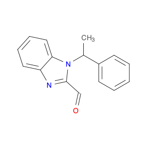 612046-98-7 1-(1-PHENYL-ETHYL)-1H-BENZOIMIDAZOLE-2-CARBALDEHYDE