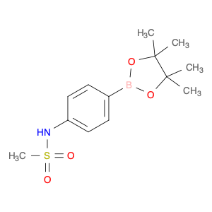 616880-14-9 4-METHANESULFONYLAMINOPHENYLBORONIC ACID, PINACOL ESTER