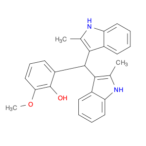 618406-17-0 2-[bis(2-methyl-1H-indol-3-yl)methyl]-6-methoxy-Phenol