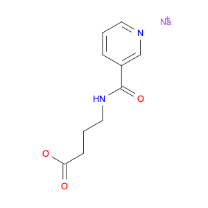 62936-56-5 Butanoic acid, 4-[(3-pyridinylcarbonyl)amino]-, monosodium salt