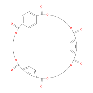 63440-94-8 3,8,15,20,27,32-Hexaoxatetracyclo[32.2.2.210,13.222,25]dotetraconta-1(36),10,12,22,24,34,37,39,41-nonaene-2,9,14,21,26,33-hexone