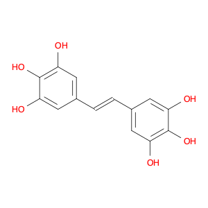 5,5'-(1E)-1,2-Ethenediylbis-1,2,3-benzenetriol