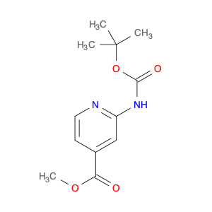 2-[[(1,1-Dimethylethoxy)carbonyl]amino]-4-pyridinecarboxylic acidmethylester