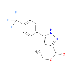 639784-60-4 3-[4-(TRIFLUOROMETHYL)PHENYL]-1H-PYRAZOLE-5-CARBOXYLIC ACID ETHYL ESTER