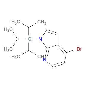 640735-24-6 1H-Pyrrolo[2,3-b]pyridine, 4-bromo-1-[tris(1-methylethyl)silyl]-