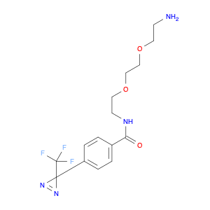 655224-73-0 N-(2-(2-(2-aminoethoxy)ethoxy)ethyl)-4-(3-(trifluoromethyl)-3H-diazirin-3-yl )benzamide