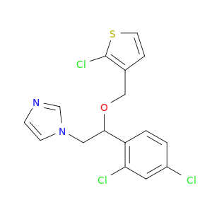 65899-73-2 1-[(2S)-2-[(2-chlorothiophen-3-yl)methoxy]-2-(2,4-dichlorophenyl)ethyl]imidazole