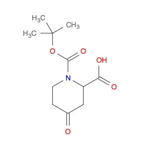 661458-35-1 1-(tert-Butoxycarbonyl)-4-oxopiperidine-2-carboxylic acid