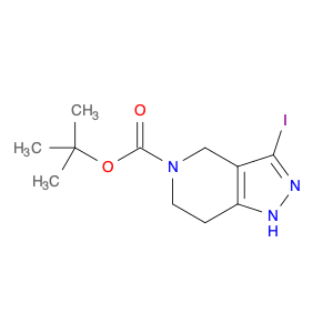 661487-17-8 5H-Pyrazolo[4,3-c]pyridine-5-carboxylic acid,1,4,6,7-tetrahydro-3-iodo-, 1,1-dimethylethyl ester