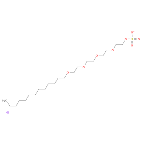 66161-58-8 sodium 3,6,9,12-tetraoxapentacosyl sulphate