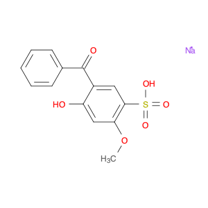 6628-37-1 5-Benzoyl-4-hydroxy-2-methoxybenzenesulfonic acid, sodium salt