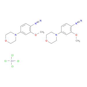 2-Methoxy-4-morpholinobenzenediazonium chloride zinc chloride double salt