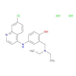 69-44-3 7-Chloro-4-(3'-diethylaminomethyl-4'-hydroxyanilino)quinoline dihydrochloride