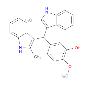 694453-72-0 Phenol, 5-[bis(2-methyl-1H-indol-3-yl)methyl]-2-methoxy-