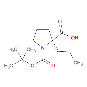 706806-58-8 (2S)-1-tert-butoxycarbonyl-2-propyl-pyrrolidine-2-carboxylic acid