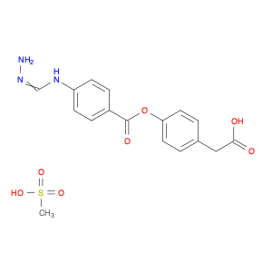 71079-09-9 Benzeneacetic acid,4-[[4-[(aminoiminomethyl)- amino]benzoyl]oxy]-,monomethanesulfonate