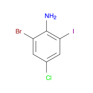 Benzenamine, 2-bromo-4-chloro-6-iodo-