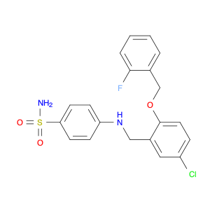 Benzenesulfonamide, 4-​[[[5-​chloro-​2-​[(2-​fluorophenyl)​methoxy]​phenyl]​methyl]​amino]​-