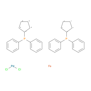 72287-26-4 [1,1'-Bis(diphenylphosphino)ferrocene]dichloropalladium(II)