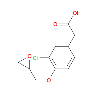 726-18-1 [3-chloro-4-(oxiran-2-ylmethoxy)phenyl]acetic acid