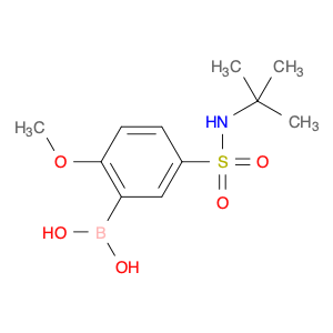 731016-02-7 5-(N-tert-butylsulfamoyl)-2-methoxyphenylboronic acid