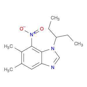 73215-11-9 1-(1-Ethylpropyl)-5,6-dimethyl-7-nitro-1H-benzimidazole