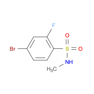 4-broMo-2-fluoro-N-MethylbenzenesulfonaMide