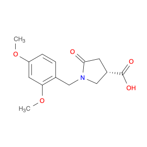 (S)-1-(2,4-Dimethoxybenzyl)-5-oxopyrrolidine-3-carboxylic acid