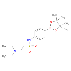 756520-46-4 Ethanesulfonamide, 2-(diethylamino)-N-[4-(4,4,5,5-tetramethyl-1,3,2-dioxaborolan-2-yl)phenyl]-